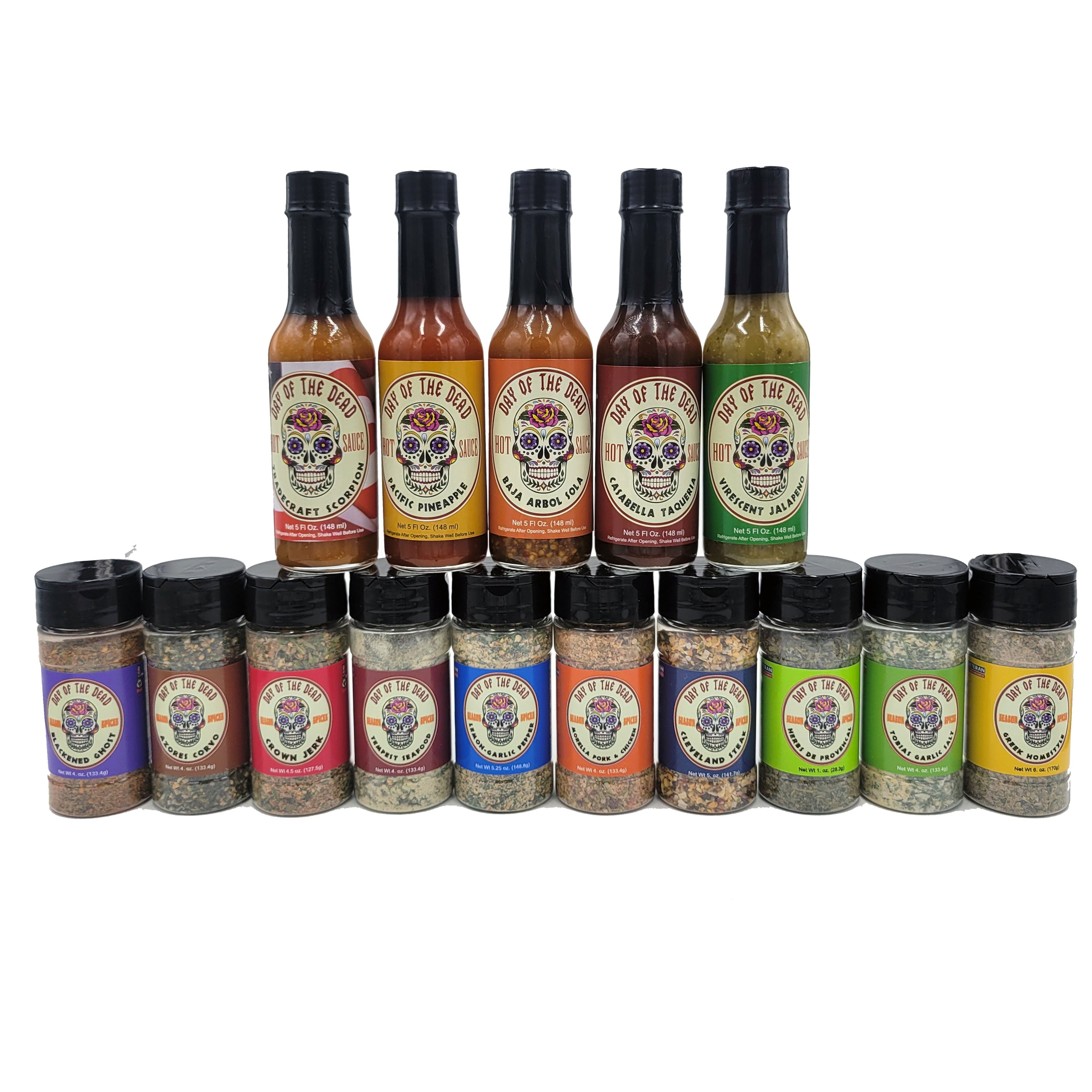 5-Pack Mix & Match Spice & Hot Sauce Bundle